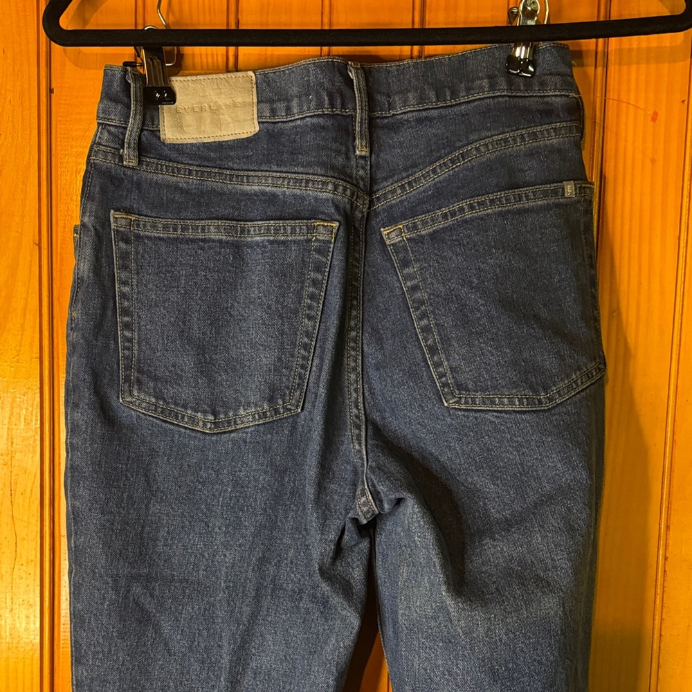 Everlane Women's Straight Leg Jeans in Blue - Picture 6 of 8